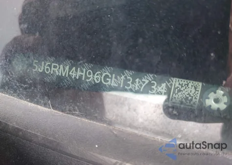 2016 Honda Cr-V Touring from USA, damaged, VIN 5J6RM4H96GL131734